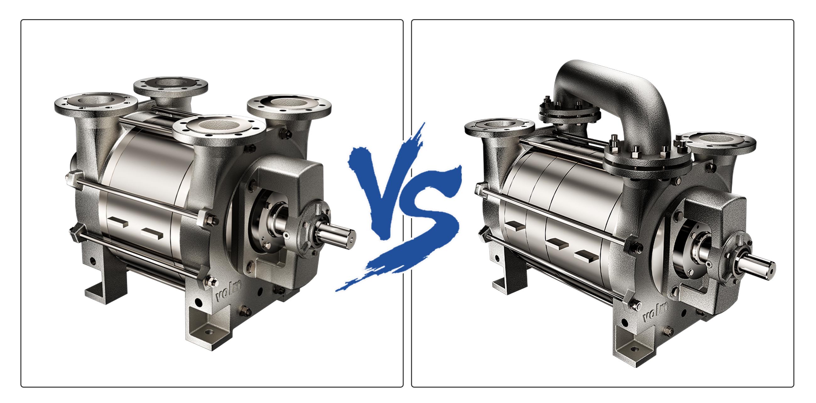 Single-Stage and Two-Stage Liquid Ring Pumps